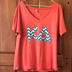 Orange Kappa Delta Bella shirt